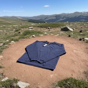 NWT Oakley Men's Medium Blue Crewneck Sweatshirt Central Logo Rare Streetwear